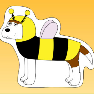 Houdini The Bumblebee Sticker