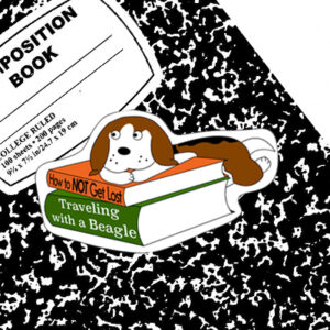 Houdini Stack Of Books Sticker