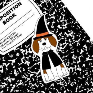 Houdini Witch Sticker